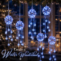 Winter Magic Snowflake Cascade – LED Hanging Christmas Ornament❄️