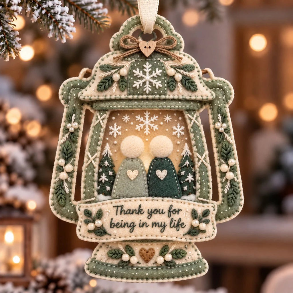 🎄 Handcrafted Felt Christmas Keepsake Ornament | A Meaningful Gift for Someone Special