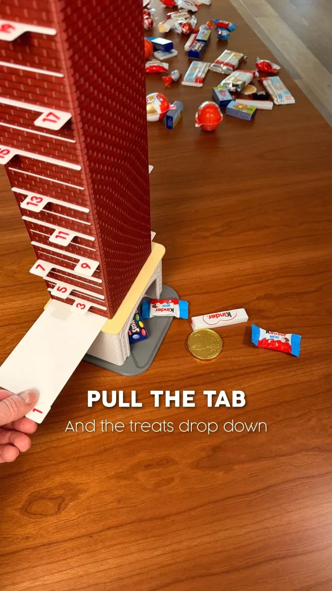 🎅 Chimney Drop Candy Advent Calendar 🍬 25-Day Interactive Christmas Countdown