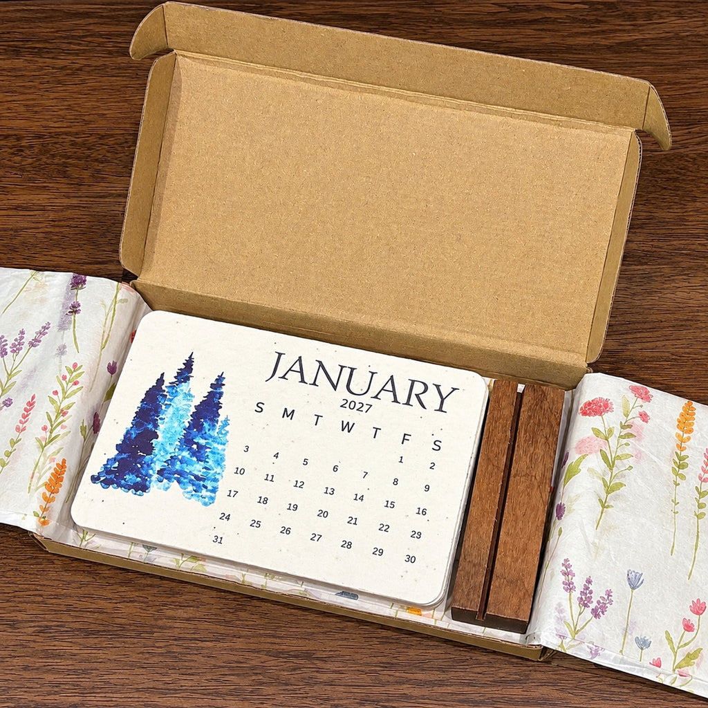🌱Eco-Friendly Plantable “Timeless” Seed Calendar 2027