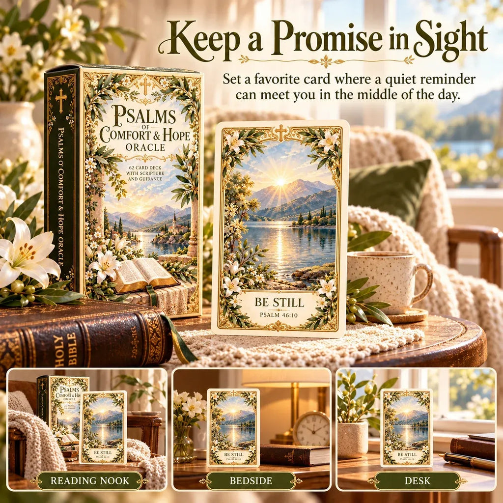 ✝️ Grace in His Word 62-Card Scripture Deck | Daily Faith, Prayer & Reflection 📖