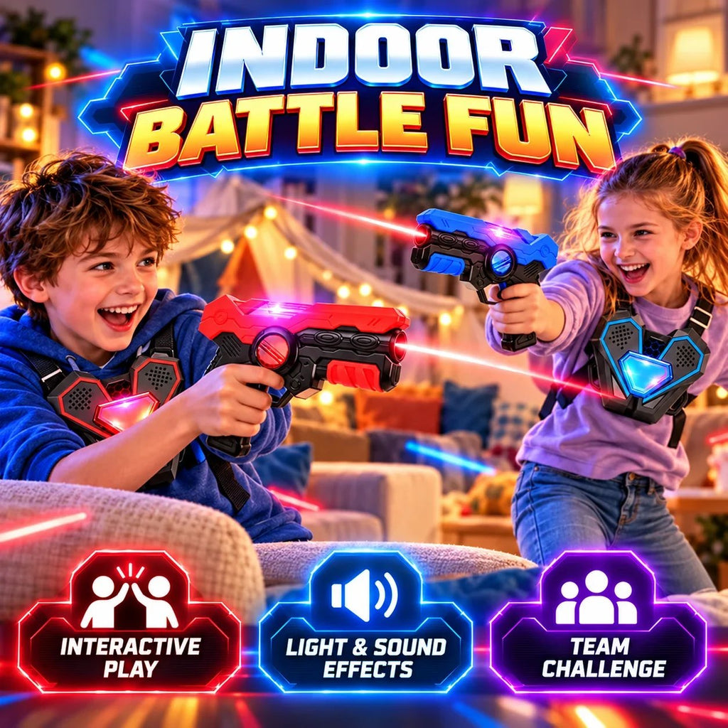🚀 Laser Battle Gun Set — Bring the Ultimate Battle Experience Home!