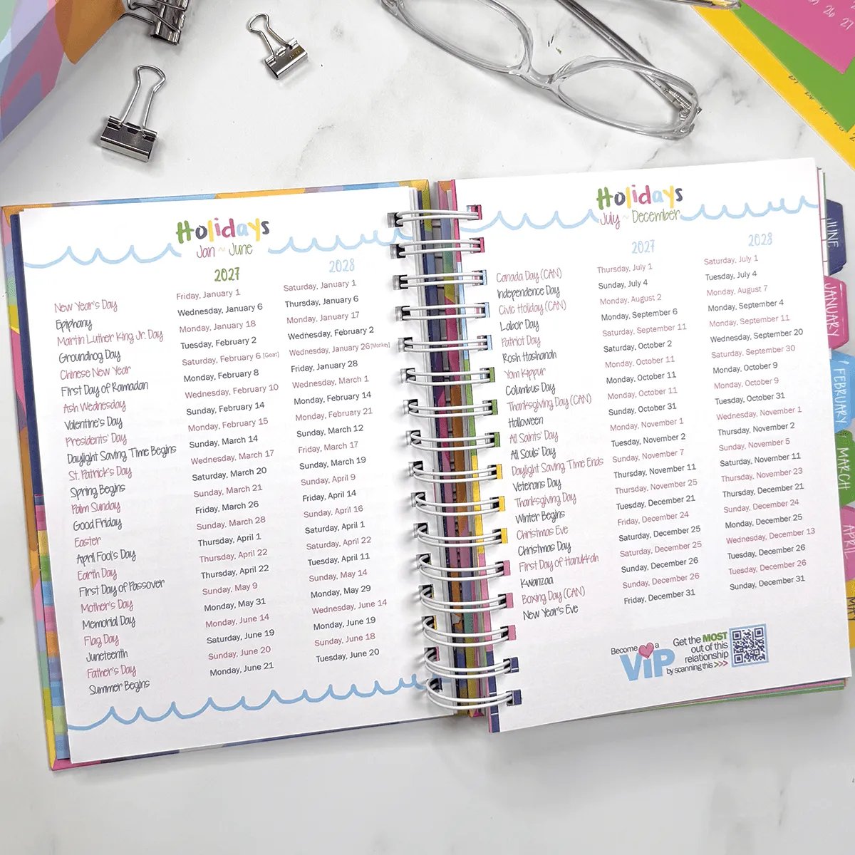 📅✨2027–2028 Reminder Binder® – 24-Month All-in-One Life Planner | January 2027 - December 2028