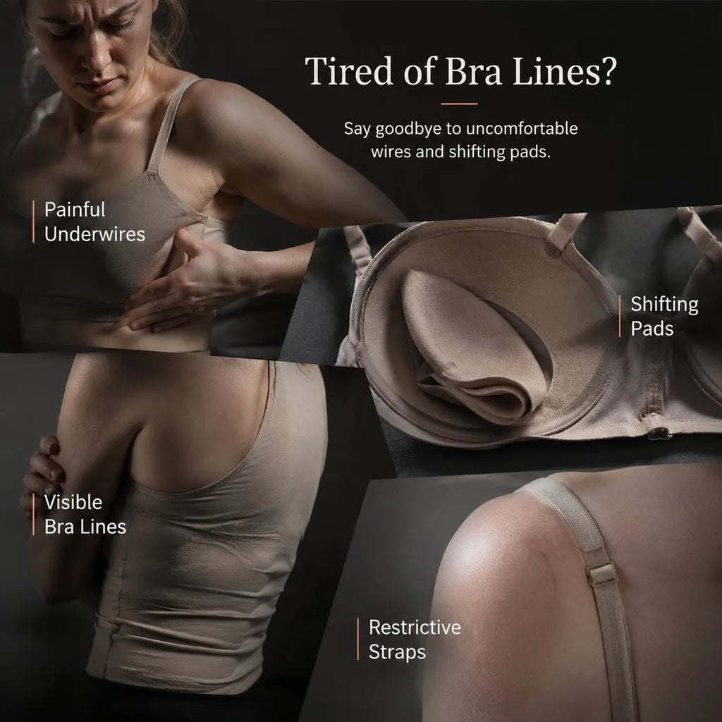 💥NEW HOT SALE 50%OFF💥French Romantic Butterfly Lace Wireless Bra Sexy Hollow Camisole with Integrated Cups