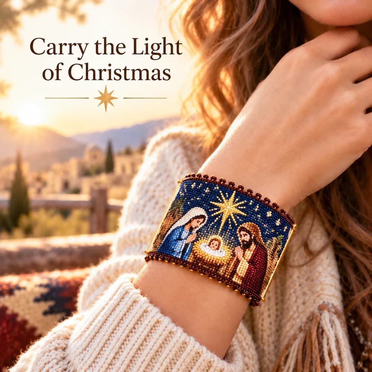 ⭐ Bethlehem's Sacred Light DIY Beaded Cuff Kit