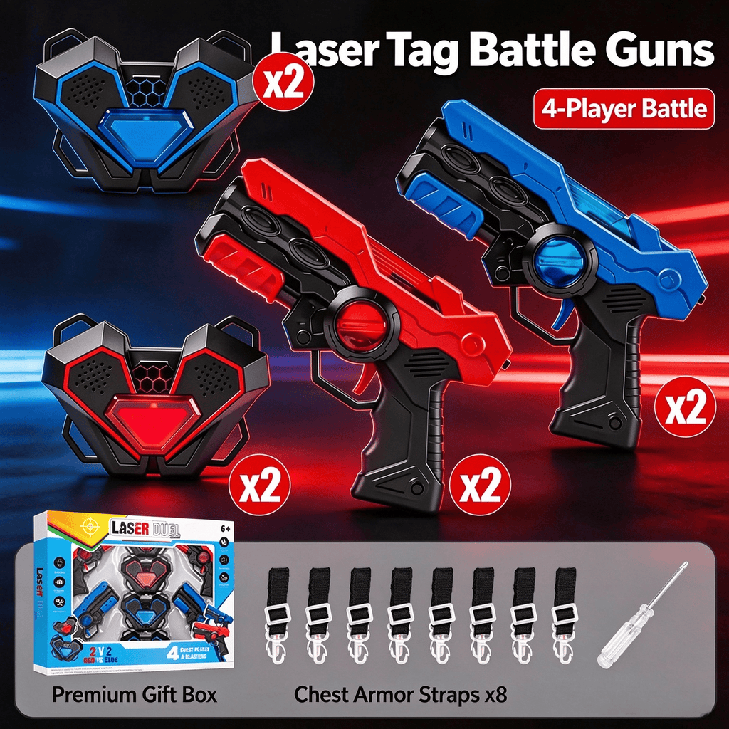 🚀 Laser Battle Gun Set — Bring the Ultimate Battle Experience Home!