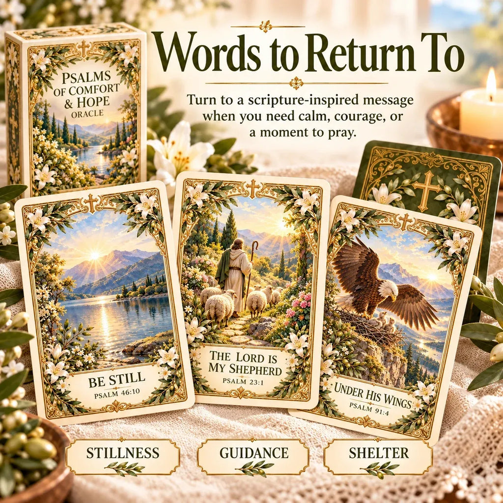 ✝️ Grace in His Word 62-Card Scripture Deck | Daily Faith, Prayer & Reflection 📖