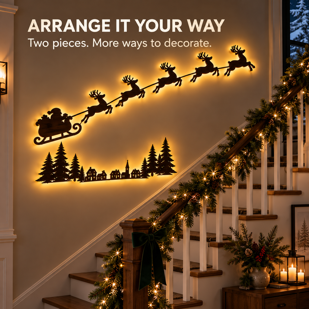 🎄Christmas Reindeer LED Wall Decor