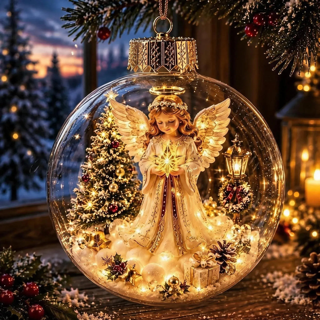 🎄 Light-Up Christmas Diorama Ornament 🔥