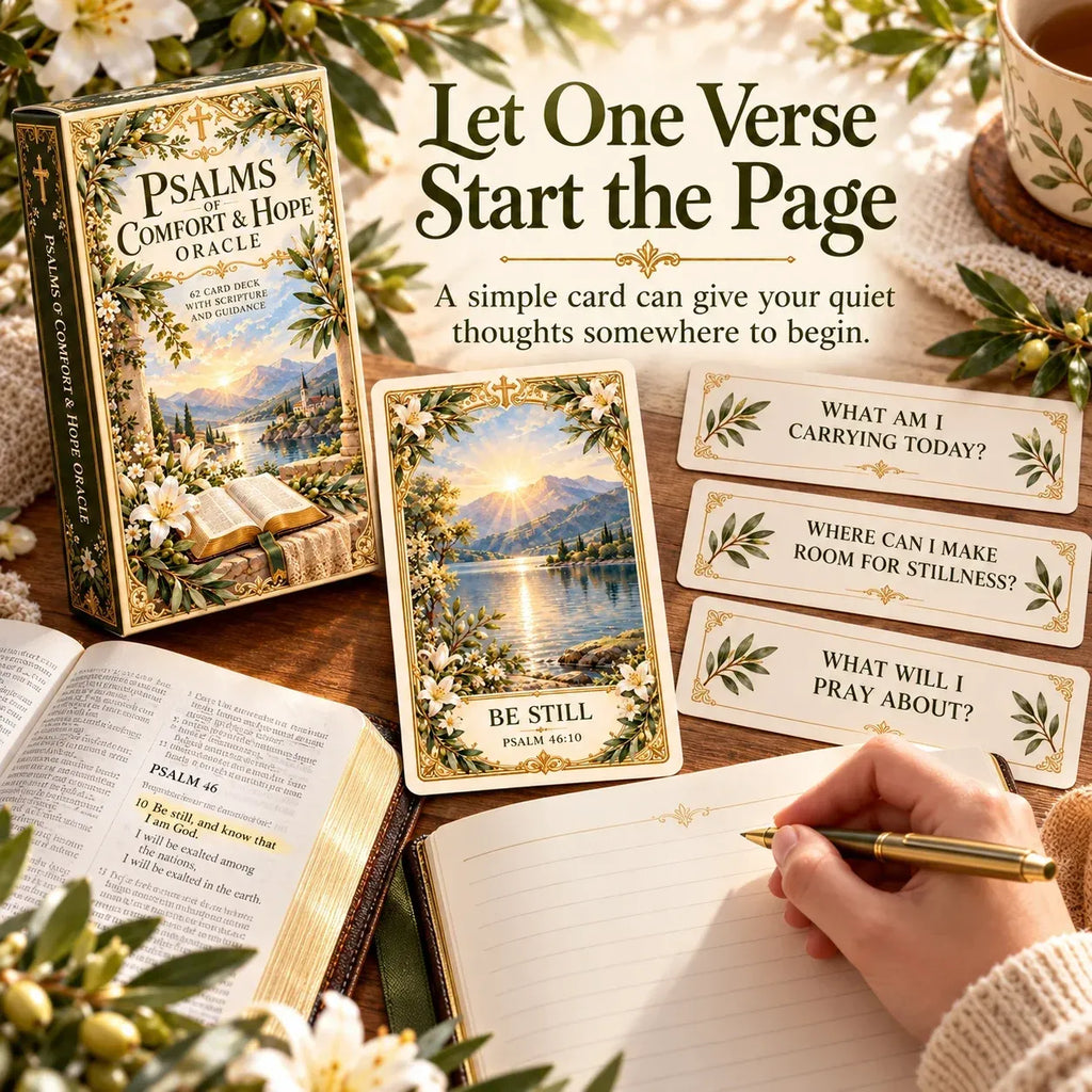 ✝️ Grace in His Word 62-Card Scripture Deck | Daily Faith, Prayer & Reflection 📖