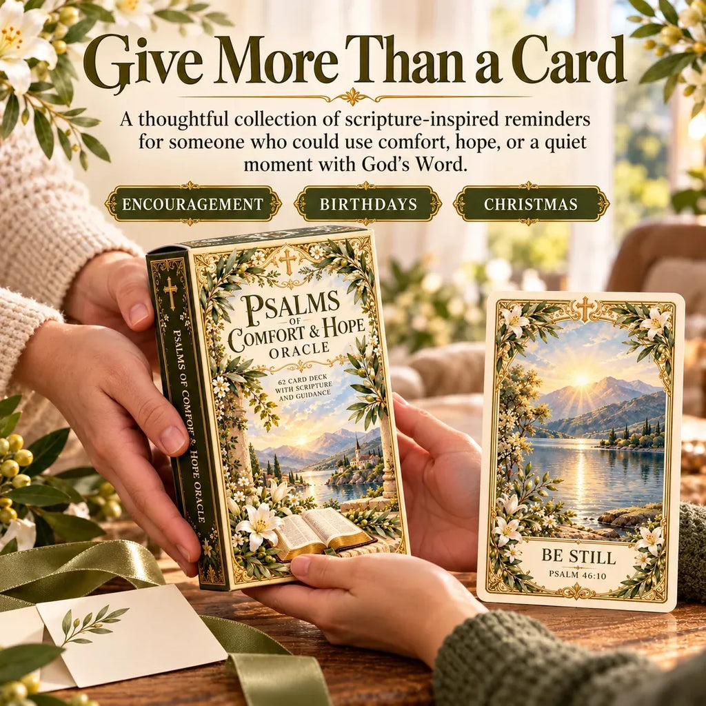 ✝️ Grace in His Word 62-Card Scripture Deck | Daily Faith, Prayer & Reflection 📖