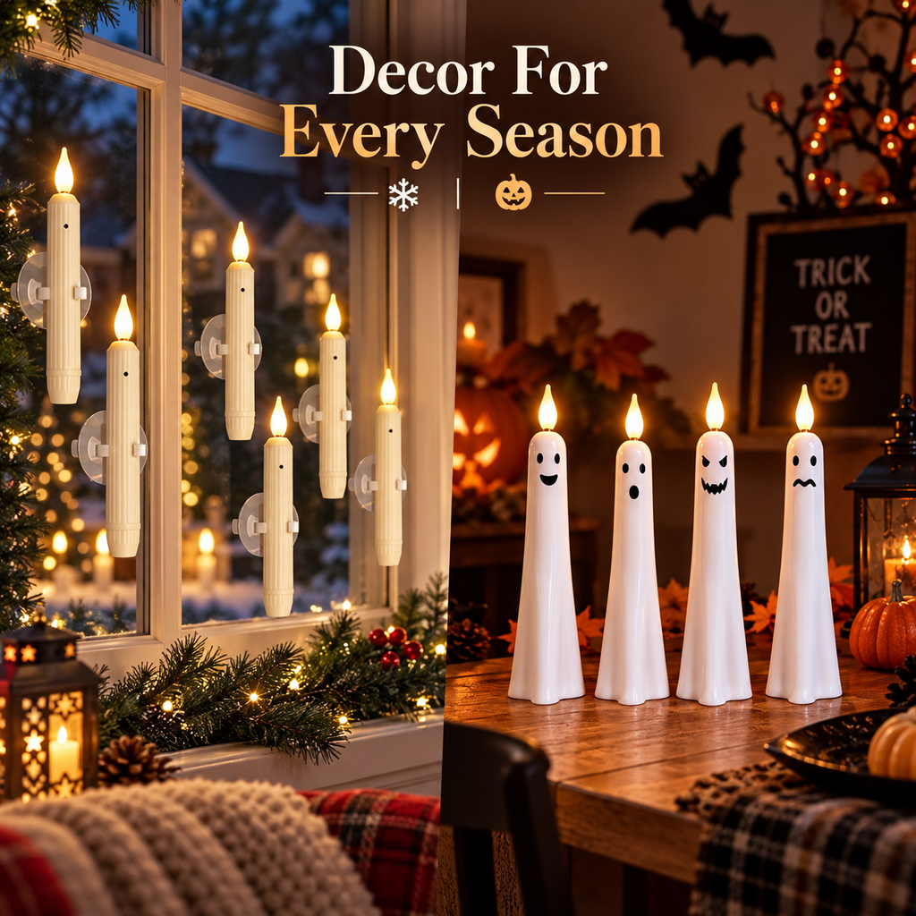2026 Hot Sale - Window Candles with Sensor Dusk to Dawn