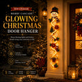 ⏳ Last Day 49% OFF – 🎄Glowing Christmas Door Hanger | 6 Festive Lighted Designs with Warm Glow, Dimensional Details & Space-Saving Vertical Décor ✨