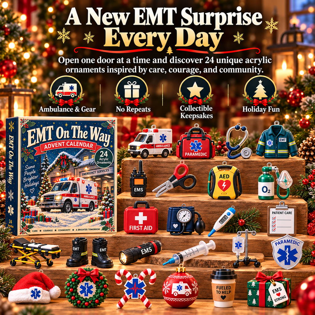 CHRISTMAS KICKOFF 40% OFF - EMT On The Way Advent Calendar 2026 - 24-Day Festive Countdown,Charms Blind Box - Gift For Family, Friends AC0TH307