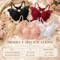 💥NEW HOT SALE 50%OFF💥French Romantic Butterfly Lace Wireless Bra Sexy Hollow Camisole with Integrated Cups