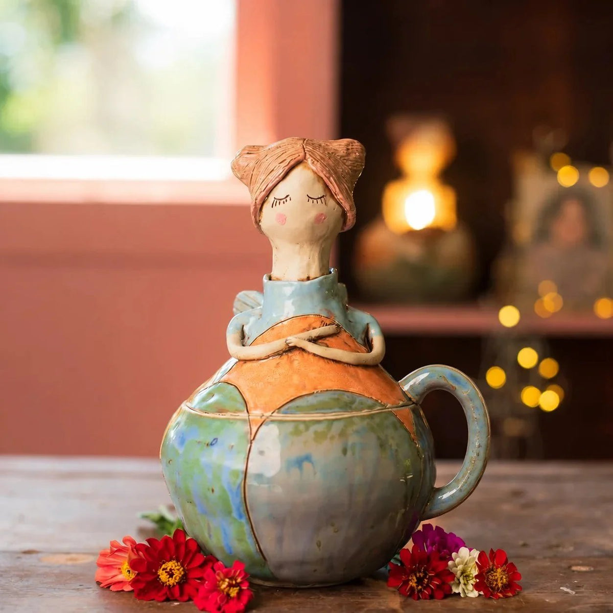 ⏳ Last Day 49% OFF – 🧚Handcrafted Fairies Storage Jar/Mug | 8 Whimsical Styles with Removable Fairy Lid for Tea. Treats & Tiny Keepsakes ☕