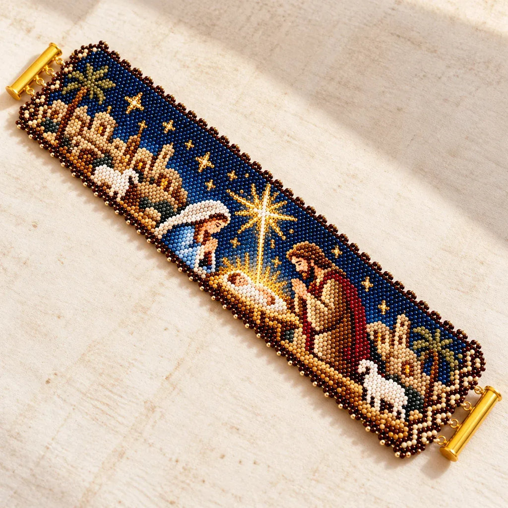 ⭐ Bethlehem's Sacred Light DIY Beaded Cuff Kit