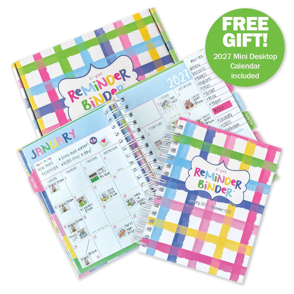 📅✨2027–2028 Reminder Binder® – 24-Month All-in-One Life Planner | January 2027 - December 2028