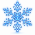 💙 WINTER WONDERLAND FAVORITE | Blue & White LED Snowflake Lights – Christmas Wall Decor for Living Rooms & Bedrooms
